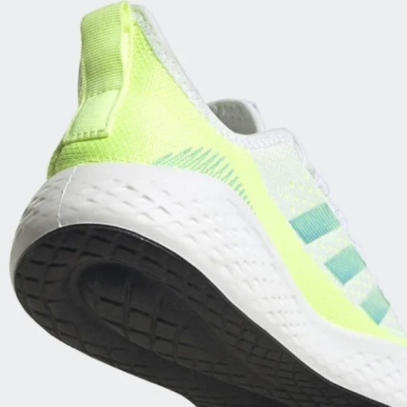 ADIDAS Womens Fluid Flow 2 Running Shoe In “Hi-Res Yellow” Size 9.5 - Picture 3 of 16